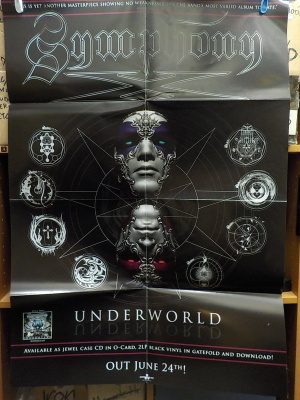 SYMPHONY X - UNDERWORLD UUSI PROMOJULISTE 83 X 59 CM