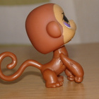 LITTLEST PET SHOP ruskea lilasilmä APINA #56 - pikkukuva 4