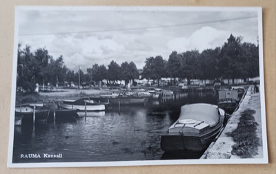 Rauma, Kanaali, vanha mv vkpk, p. 1955