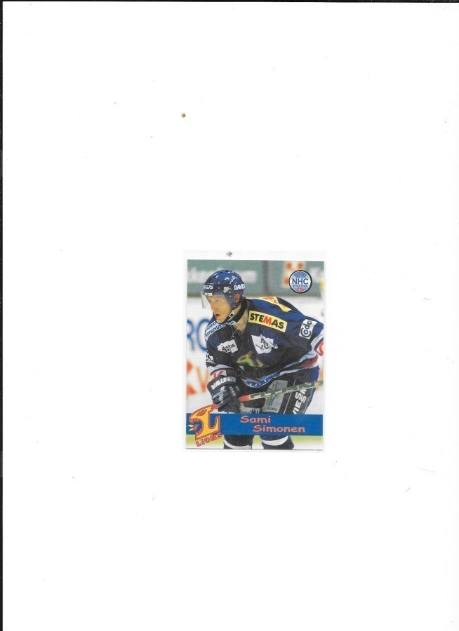 1999-00 DAN NHC #77 Sami Simonen Vojens Kalpa