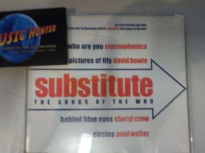 SUBSTITUTE - THE SONGS OF THE WHO PROMO CDS