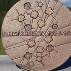 Ilmatorjunta 1925 -1975. Valmistajan leimalla. Halkaisija - - pikkukuva 3