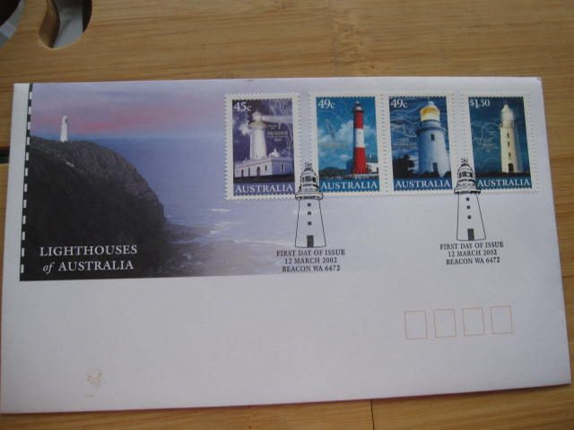 Australia, majakoita FDC-kuori vuodelta 2002