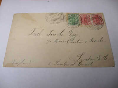 1900 Hki Hartman, Rivell & Yhtiö kuori Englantiin