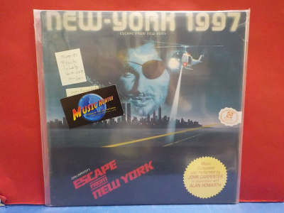 ESCAPE FROM NEW YORK - OST M-/M- SWE -81 PRESS LP