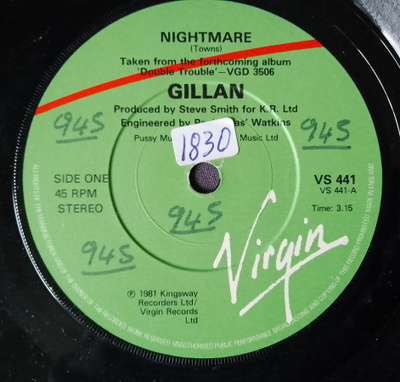 Gillan - Nightmare 7"