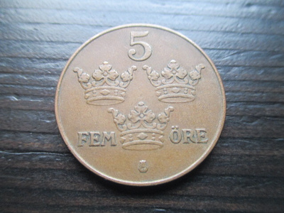 Ruotsi 5 öre 1934
