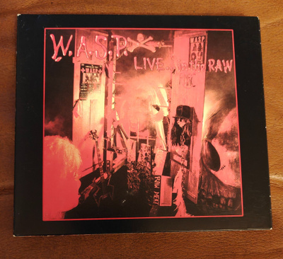 W.A.S.P.: Live...In The Raw CD