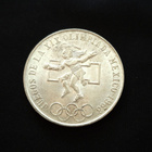 25 Pesos 1968 Hopeaa Unc! - pikkukuva 1