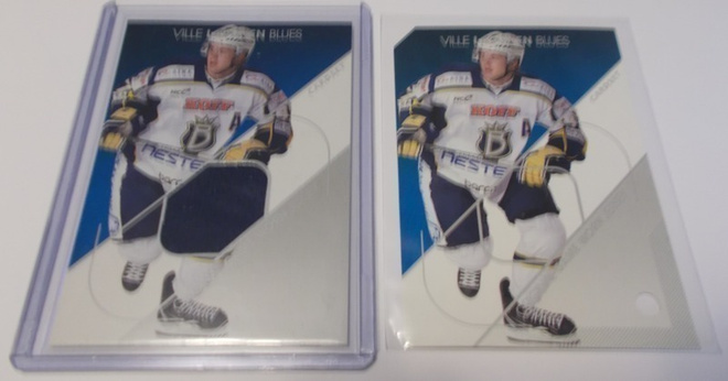 11-12 Cardset Ville Lajunen, Blues Jersey /128