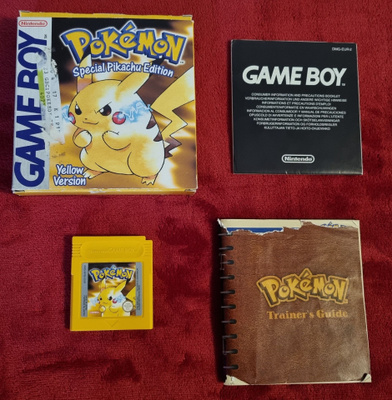 gameboy pokemon yellow (cib)