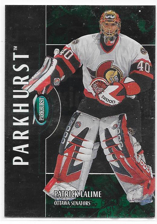 2002-03 Parkhurst #8 Patrick Lalime Ottawa Senators MV