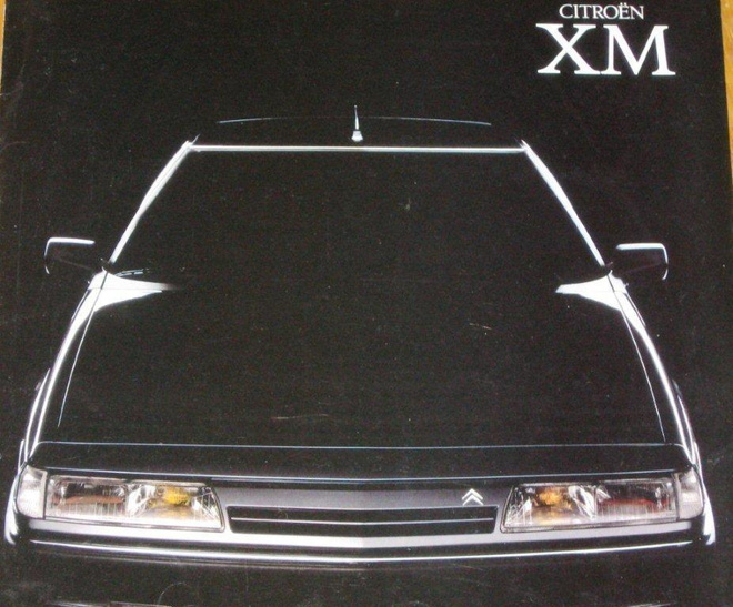 1990 Citroen XM esite - KUIN UUSI - ISO