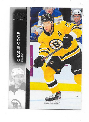 2021-22 Upper Deck #14 Charlie Coyle , Boston Bruins