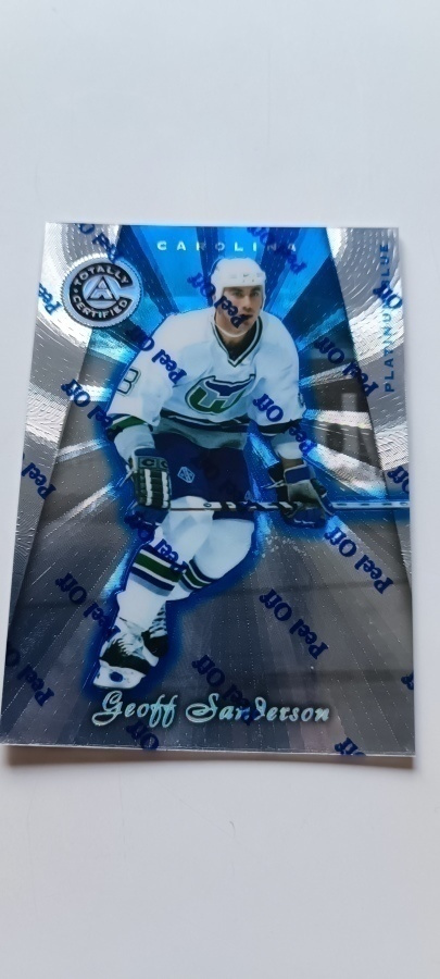 1997-98 Pinnacle Certified Platinum Blue Geoff Sanderson
