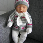 Baby Born nukelle neulepuku ja asusteet - pikkukuva 1
