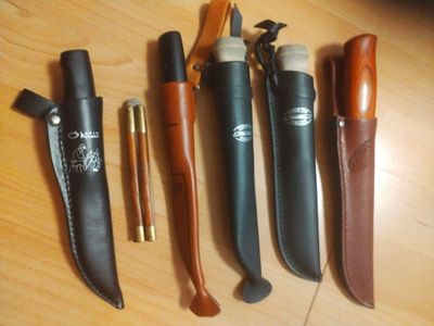 Puukot, marttiini, fiskars, kongsberg