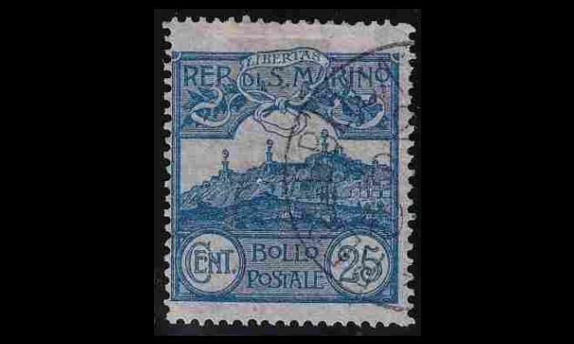 San Marino 38 o Monte Titano 25 C (1903)