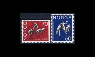 Norja 617-8 ** Liikuntakorkeakoulu 100v (1970)