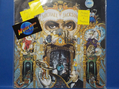 MICHAEL JACKSON - DANGEROUS - EU 1991 EX+/EX- 2LP