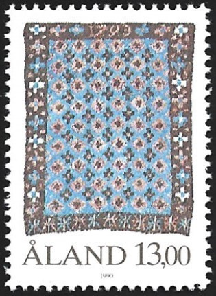 Åland 1990 Yleismerkit Ryijy 13,00 mk ** LaPe 041