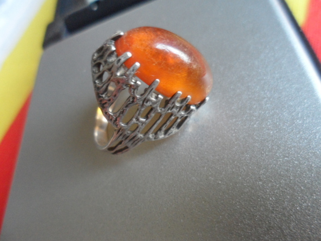 Meripihka sormus Hopea 1970-luv n.17mm