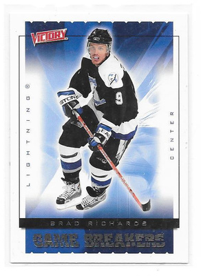 2006-07 UD Victory GameBreakers #GB42 Brad Richards Tampa