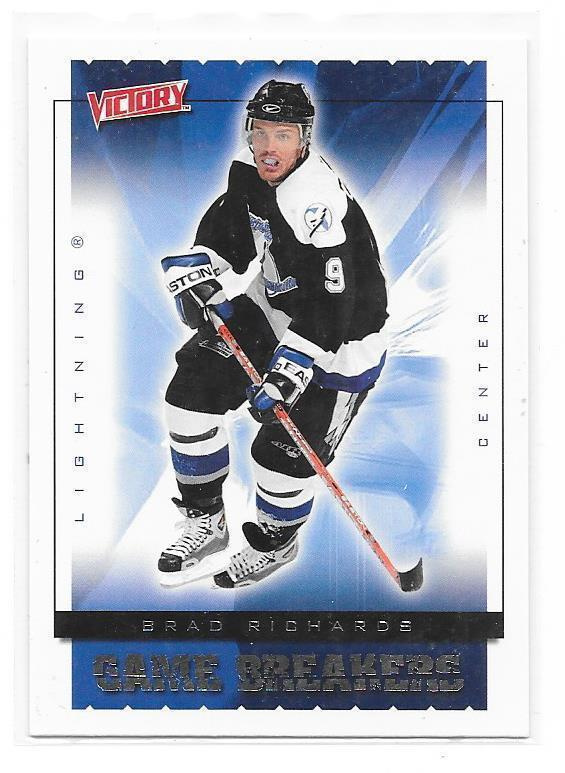 2006-07 UD Victory GameBreakers #GB42 Brad Richards Tampa