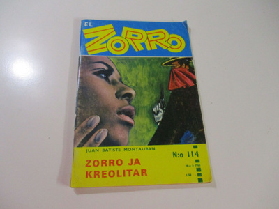 El Zorro : Zorro ja kreolitar , 1968