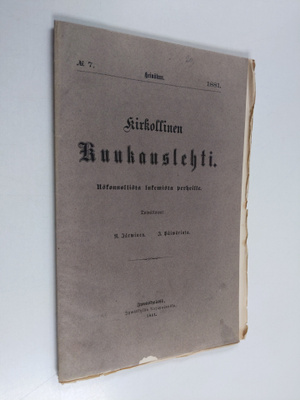 Kirkollinen kuukauslehti 7/1881 : uskonnollista lukemista...