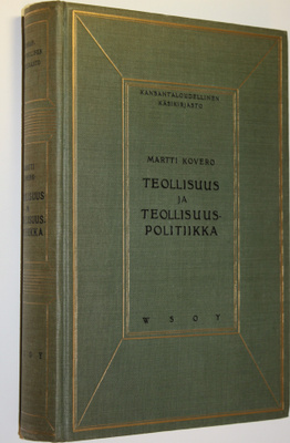 Martti Kovero : Teollisuus ja teollisuuspolitiikka