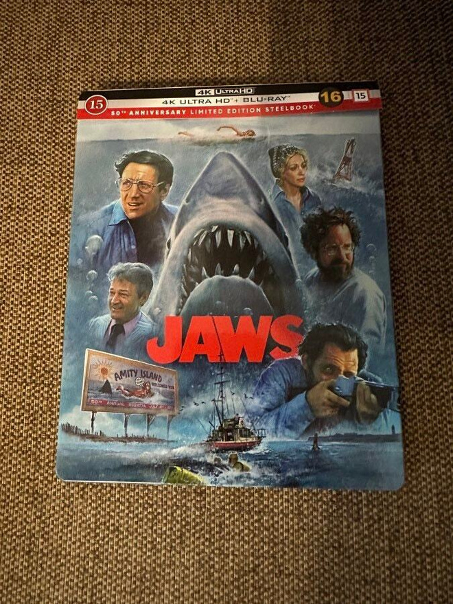 Jaws 50th Anniversary Limited Edition Steelbook (4K + BD)