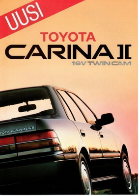 Toyota Carina -esite, 1988
