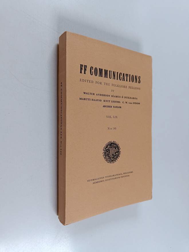 Kurt Ranke : FF Communications Vol. LIX, N:o 140 : Indoge...