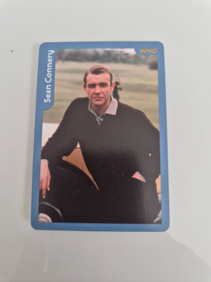 Who's Who?" -pelikortti. Sean Connery (10053)