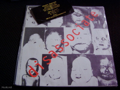 DISASSOCIATE - MURDER THE MIND 7'' VINYYLI EX/EX