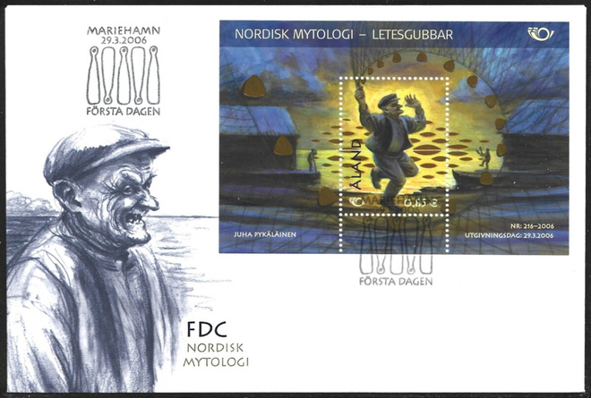 FDC Åland 2006 ÅBL 6 Pohjola MytologIa  LaPe ÅL 264