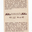 Purkkakuva Hellas Filmitähti-sarja 25 n:o 42 MARIA SCHELL - pikkukuva 2