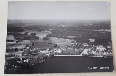 Multia N:o 8117, ilmakuvapk. T:mi Karhumäki, p. 1966
