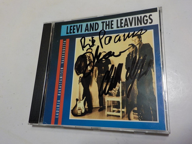 LEEVI AND THE LEAVINGS LAULUJA.. CD KOLMELLA NIMMARILLA