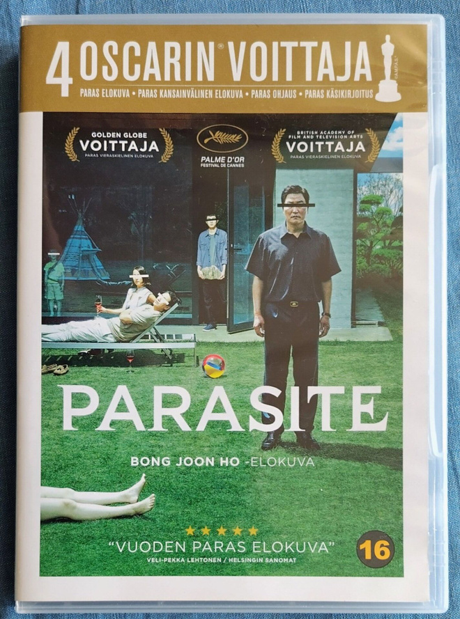 PARASITE – MINT! Suomi-DVD 2019 - Bong Joon Ho: Gisaengchung