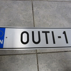 OUTI-1 " REKISTERIKILPI " - pikkukuva 1