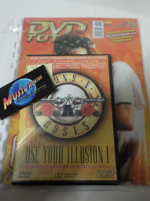GUNS N ROSES - USE YOUR ILLUSION I DVD + FANILEHTI