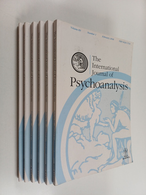 The International Journal of Psychoanalysis volume 89 1-6...