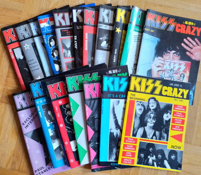 KISS Crazy - Fanilehti UK (1988-1993: 19 kpl)