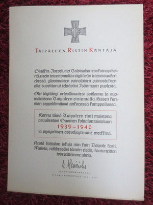 Taipaleen Myöntökirja
