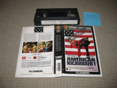 American Kickboxer 1-VHS (Warner Home Video Kauppiaskasetti)