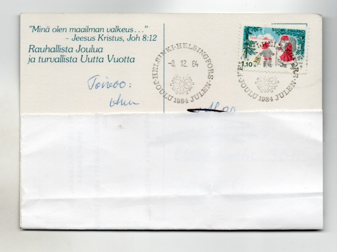 Helsinki: Joulu (erikoisleima 8.121984)