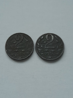 Itävalta 2 Heller 1918, 2 kpl
