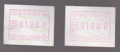 AUTOMAATTIMERKIT 1988 2KPL 0180 P POSTITUOREENA